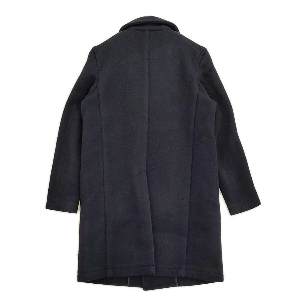 Danton ウールモッサ ラウンドカラーコート サイズ36 コート ネイビー