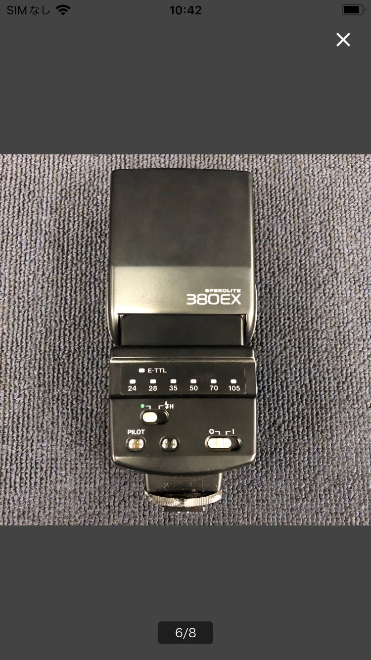 4)◎208【通電確認済み】Canon キャノン SPEEDLITE スピードライト