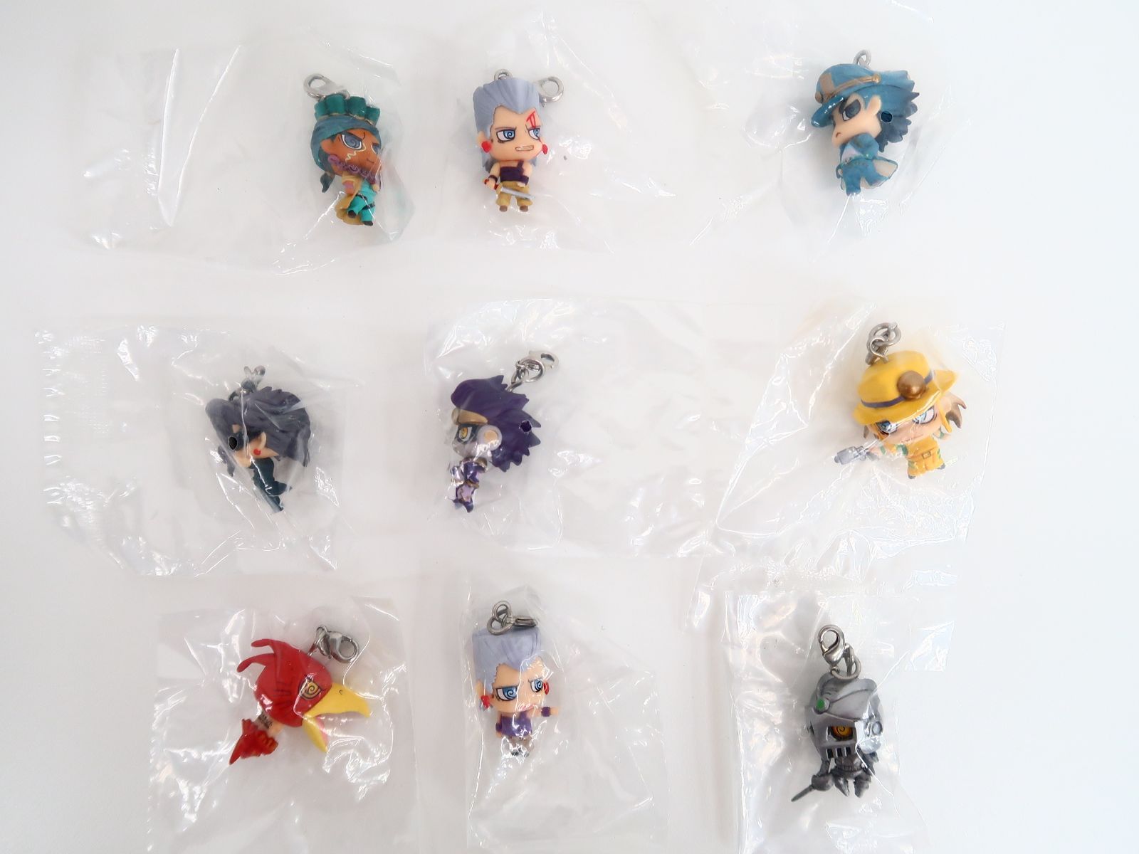 ジョジョ　キューティーフィギュアマスコット　全９種セット ジョジョ キューティーフィギュアマスコット 全9種セット 未開封】/全