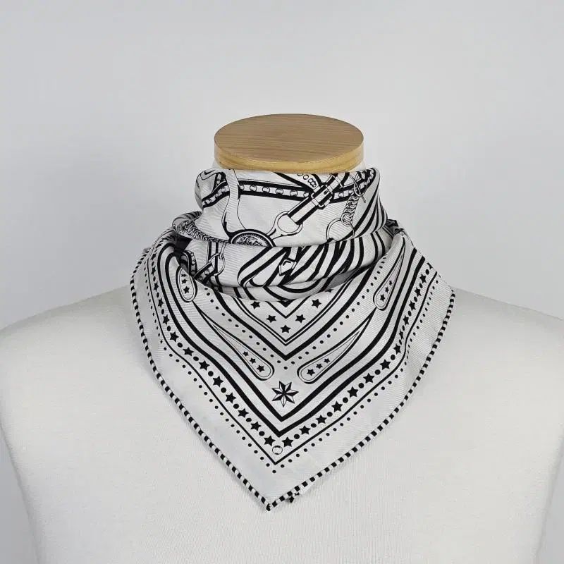 エルメス グランド ララ バンダナ 55 ツイリー シルク レディース