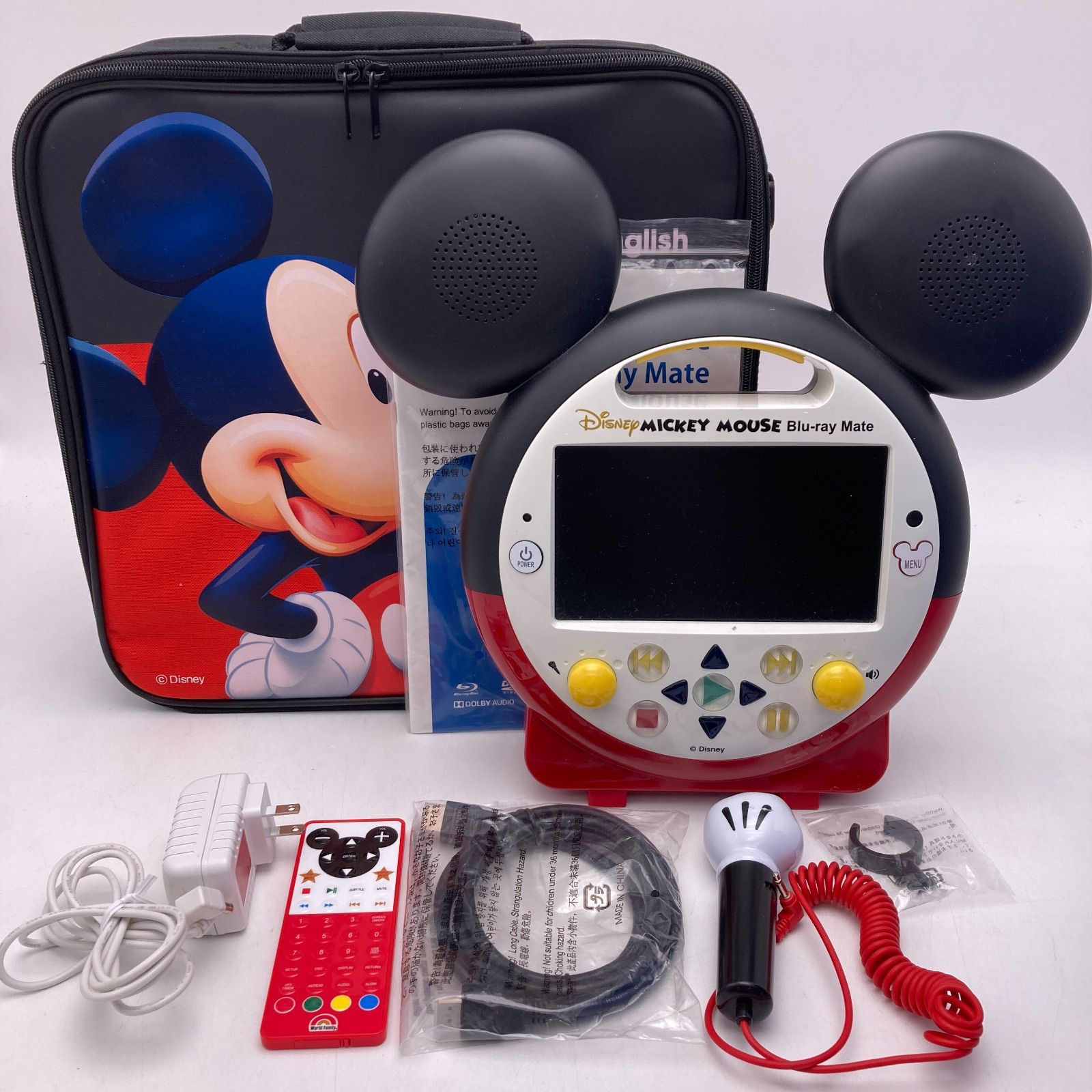 メインプログラムとストレートプレイとミッキーメイト ディズニー英語