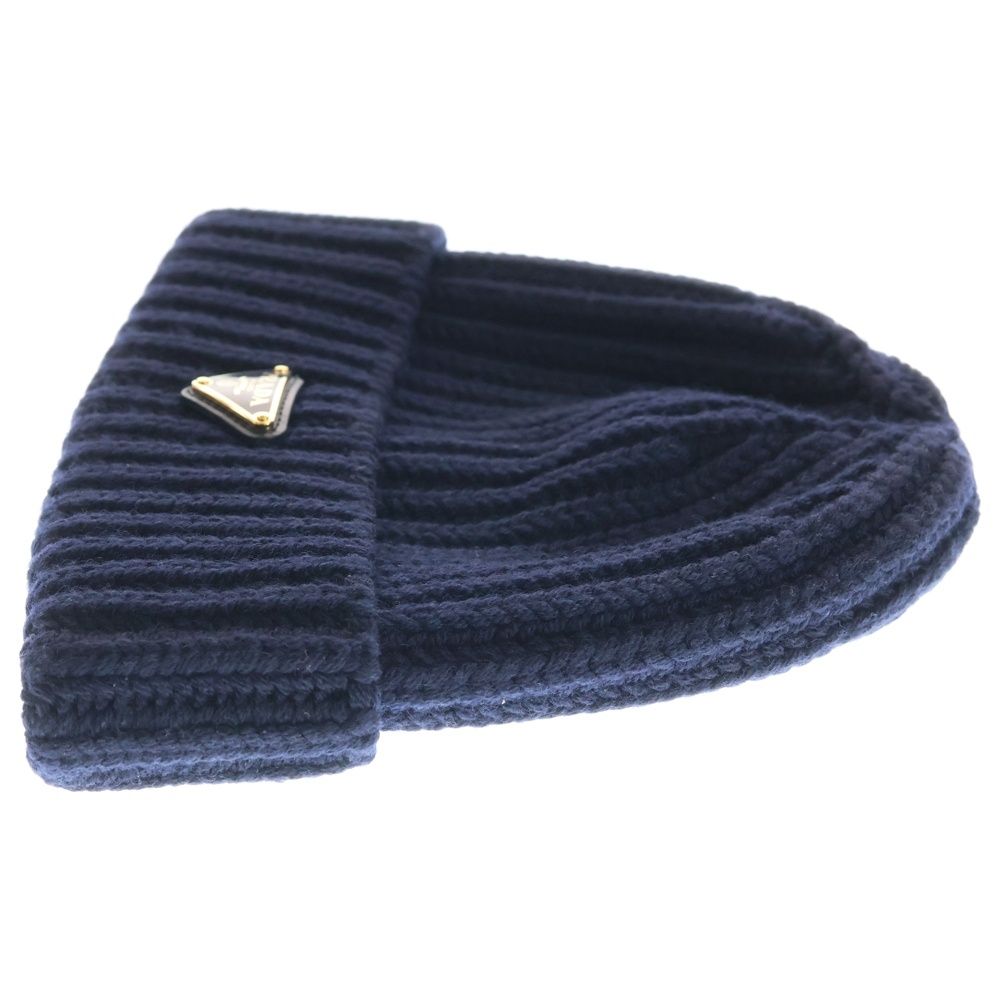 PRADA (プラダ) トライアングルロゴ バージンウール カシミヤ混