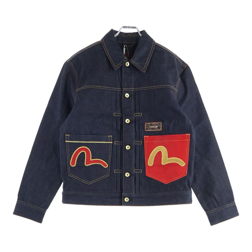 EVISU (エビス) 午年背面刺繍 デニムジャケット インディゴ