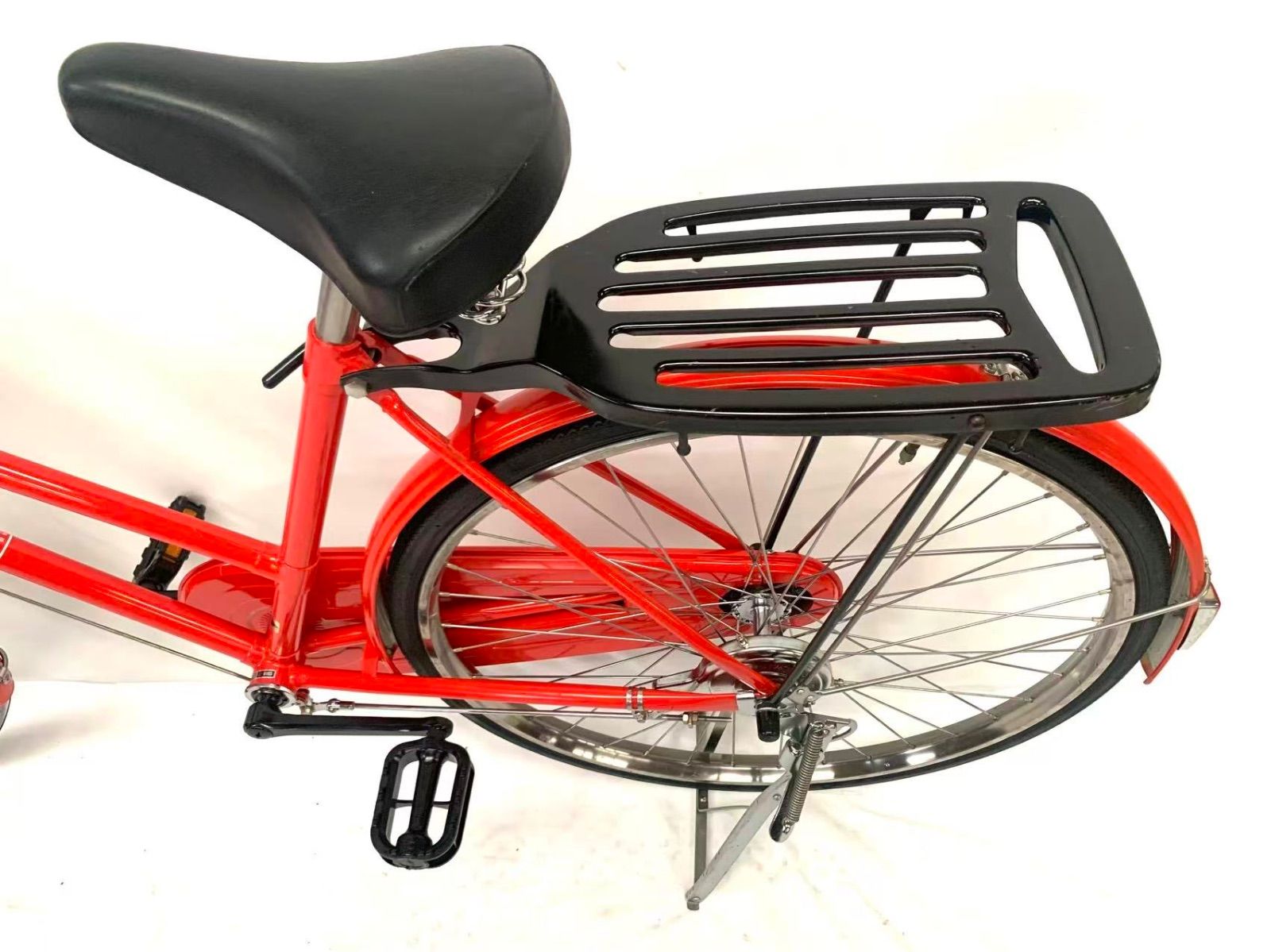 即乘】日本郵便 郵便局専用 自転車 赤色 実物 本物 配達仕様 丈夫な