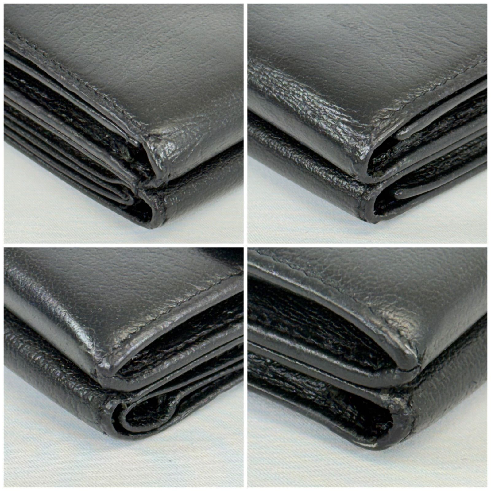 人気・希少品】CHANEL シャネル カーフスキン ココマーク Wホック 