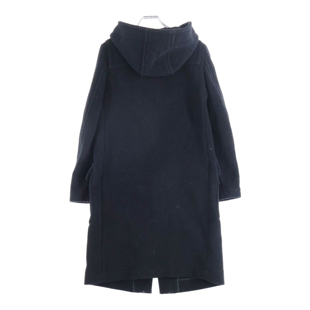 HYKE (ハイク) 15AW ウール混 メルトンダッフルコート ブラック 152