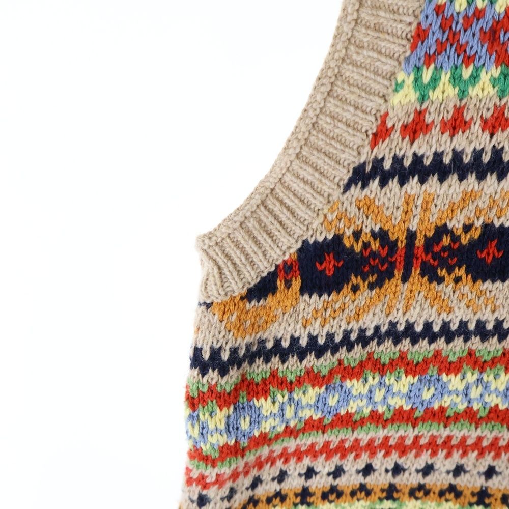 Ralph Lauren フェアアイル柄 カシミヤ ニット ベスト S POLO RALPH