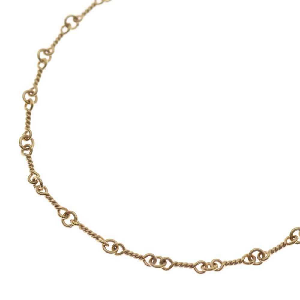 CHROME HEARTS (クロムハーツ) 22K NECKCHAIN T18 ツイストチェーン