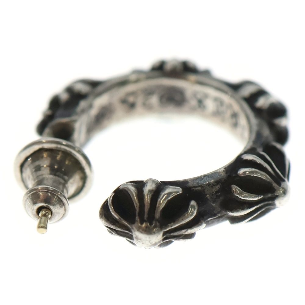 CHROME HEARTS (クロムハーツ) HOOP CROSS クロスバンド フープピアス