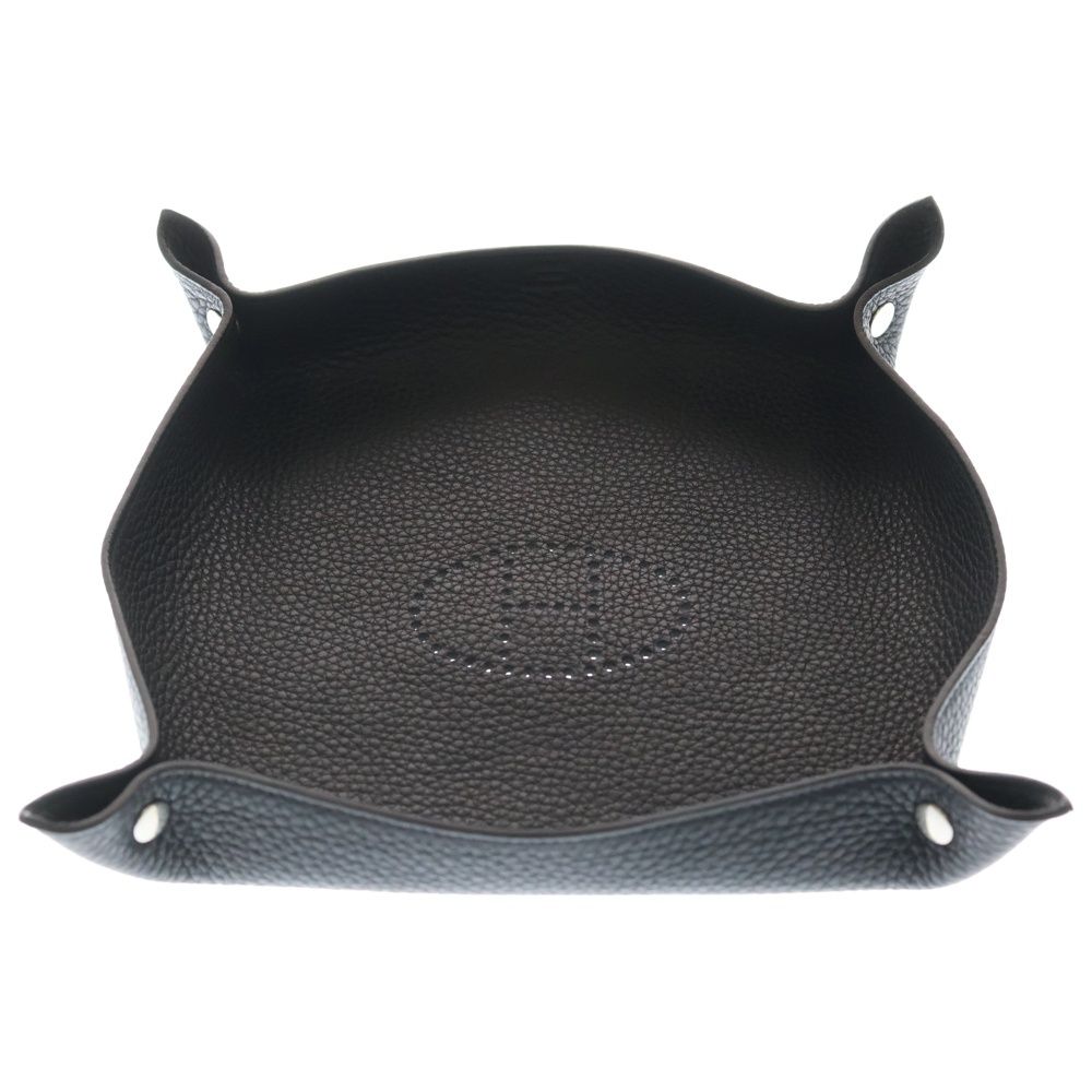 エルメス　ヴィドポッシュ トレイ　トリヨンクレマンス　黒　小物入れ HERMES (エルメス) トリヨンクレマンス ヴィドポッシュ レザー トレー