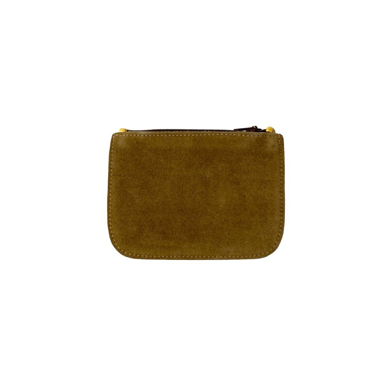 極 美品 LOEWE ロエベ アナグラム 型押し ロゴ スウェード レザー 本革 
