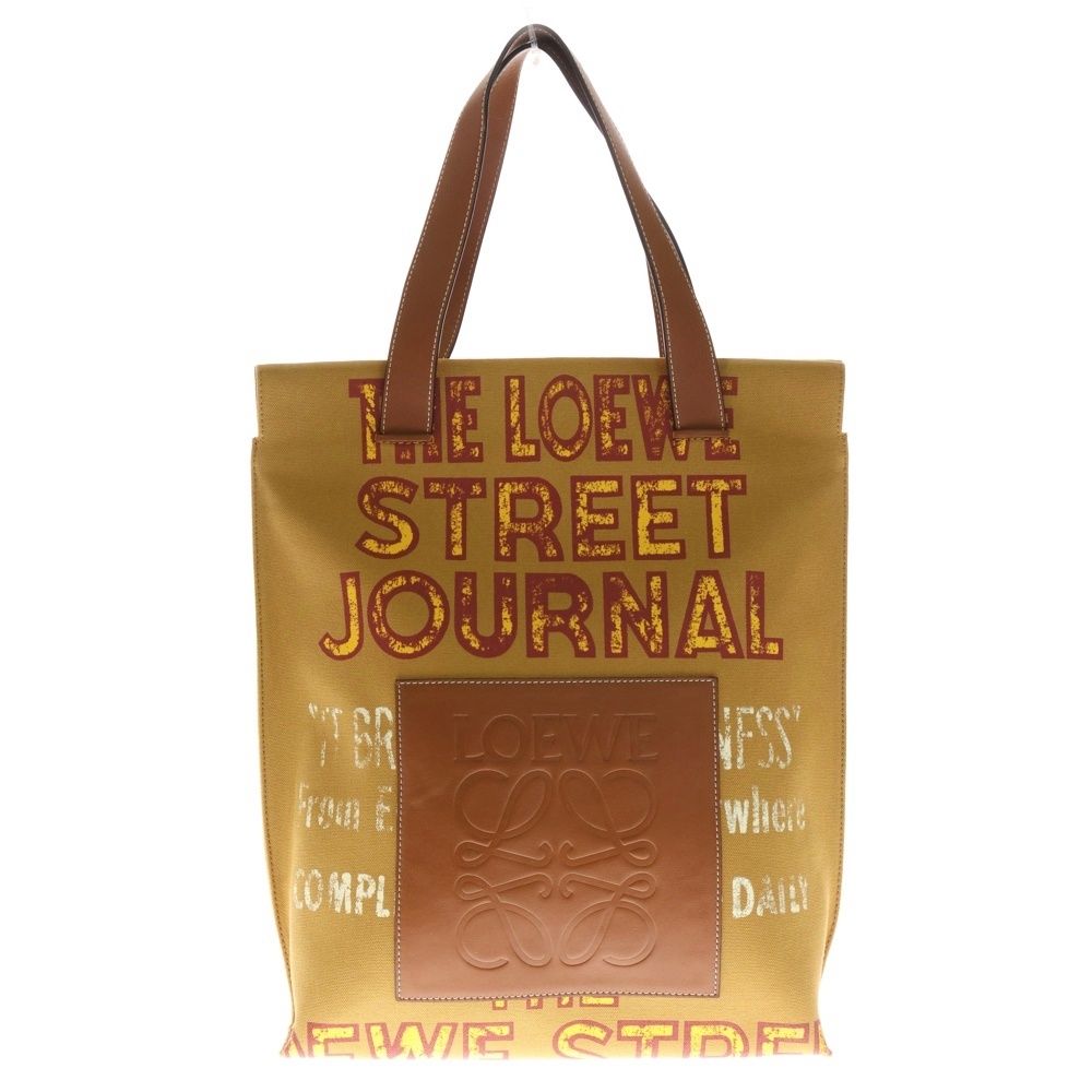 LOEWE (ロエベ) アナグラム ショッパートート バッグ ブラウン - メルカリ