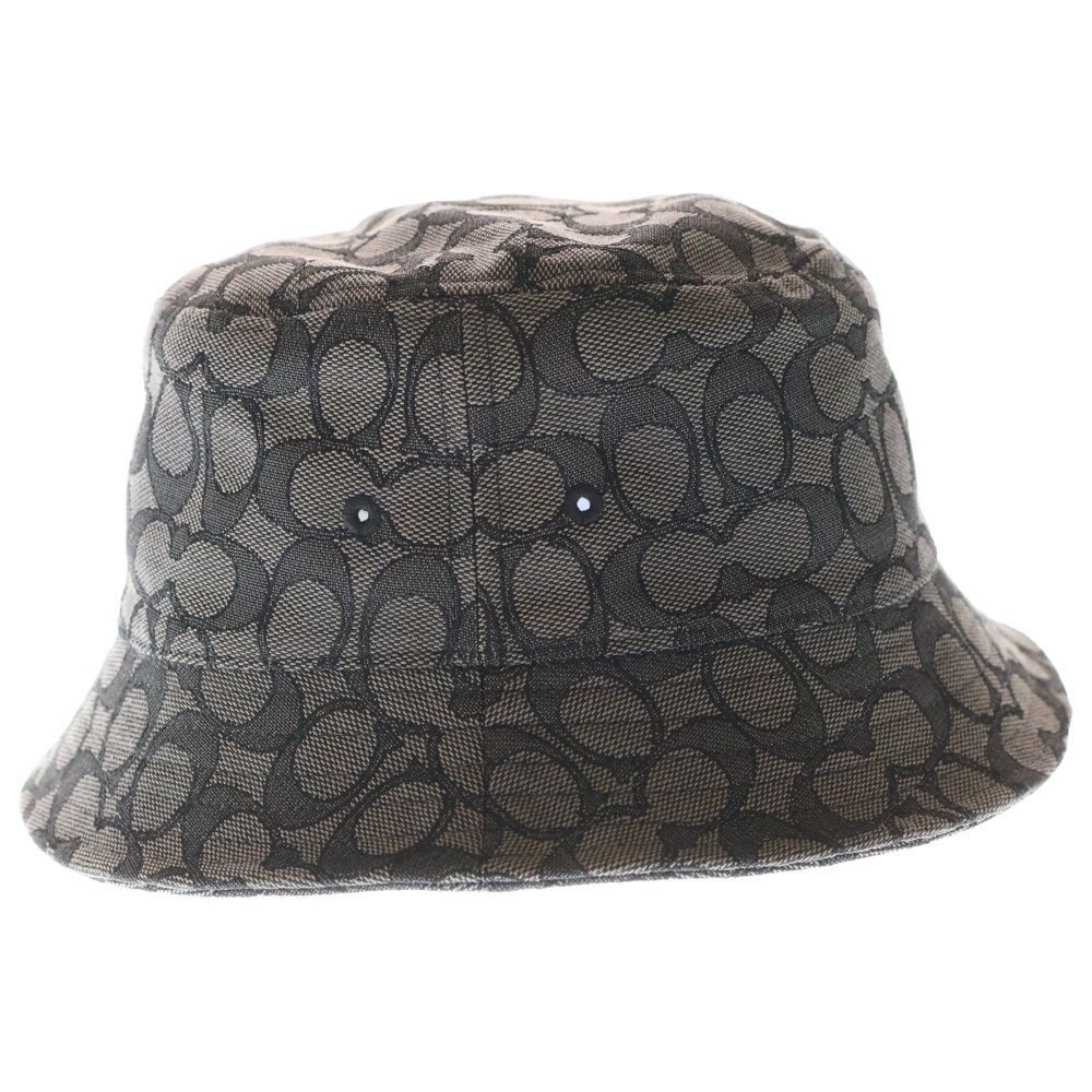 COACH (コーチ) シグネチャー キャンバス バケットハット グレー C2714