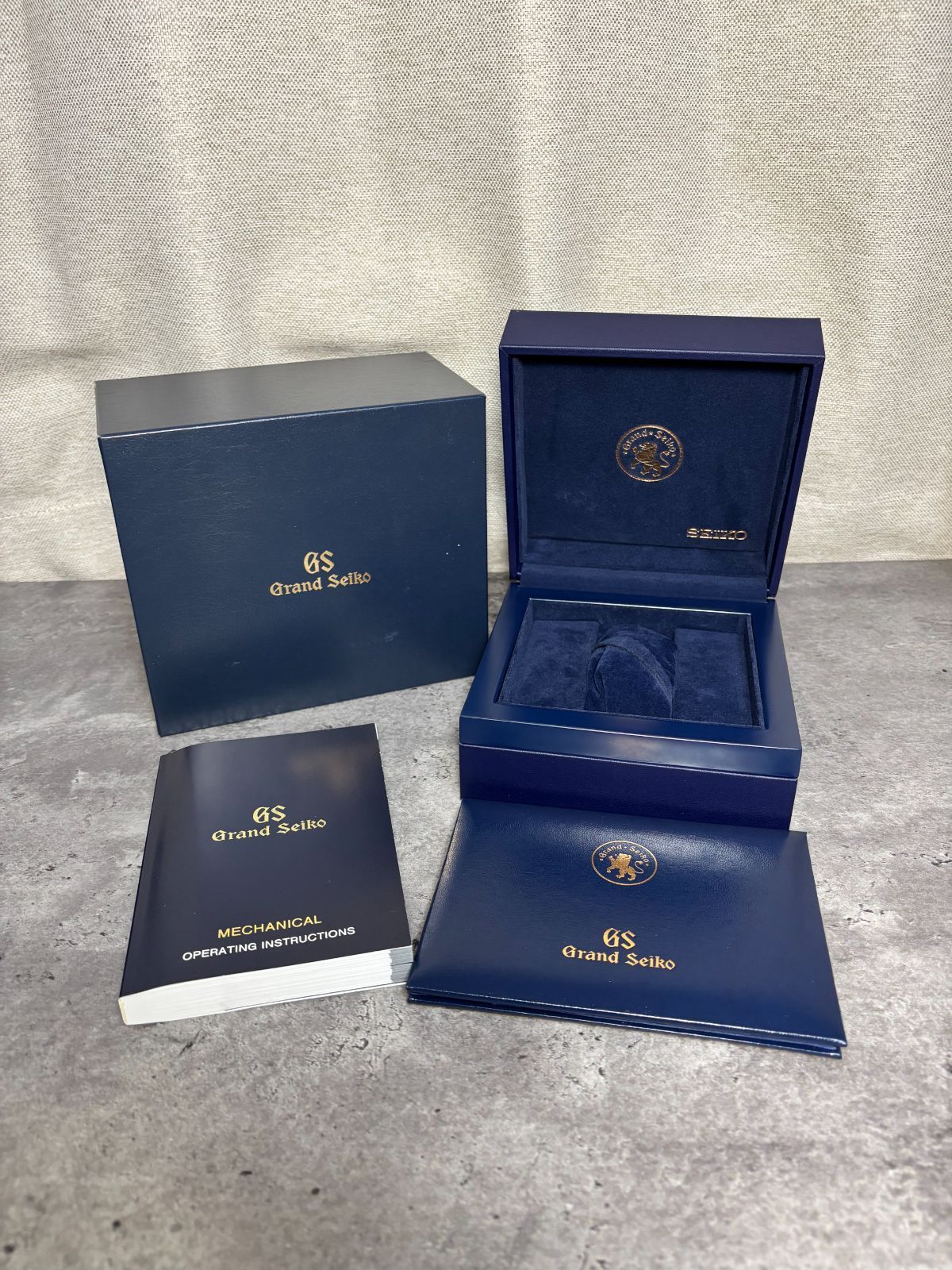 グランドセイコー Grand Seiko 空箱 時計ケース BOX 取扱説明書付