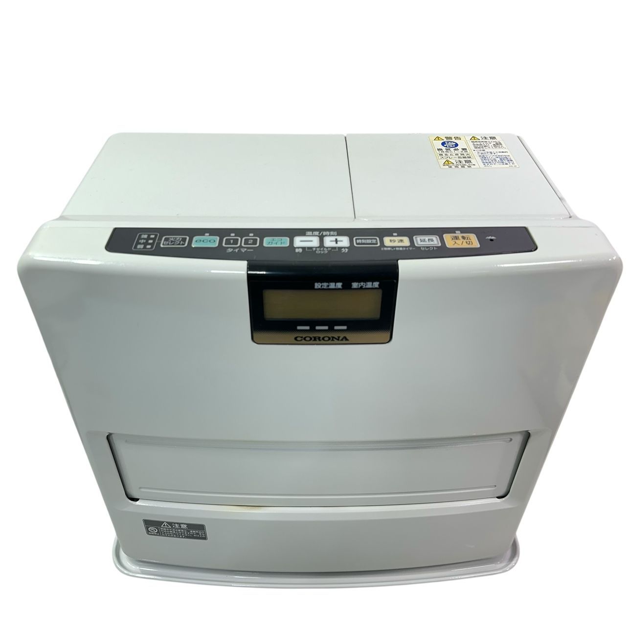 コロナ 2021年式　石油ファンヒーター ホワイト 動作品】 CORONA/コロナ 石油ファンヒーター FH-VX4615BY 15年製 木造