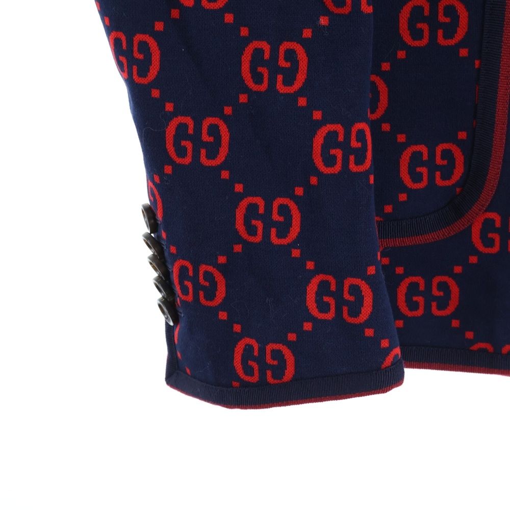 GUCCI (グッチ) 18SS GG総柄ジャガード 2B テーラードジャケット
