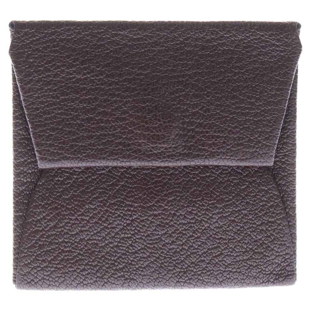 HERMES (エルメス) バスティア Z刻印 レザー コインケース ブラウン