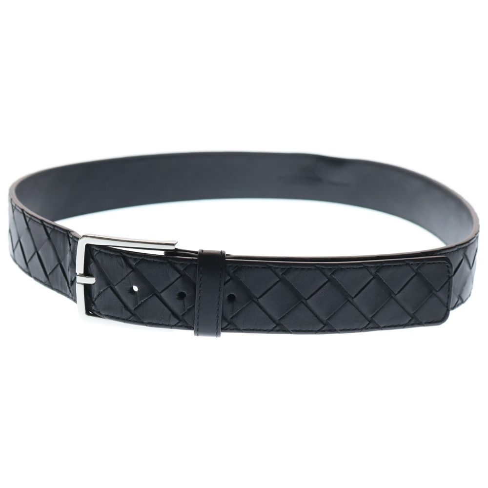 BOTTEGA VENETA (ボッテガヴェネタ) イントレチャート ベルト ブラック