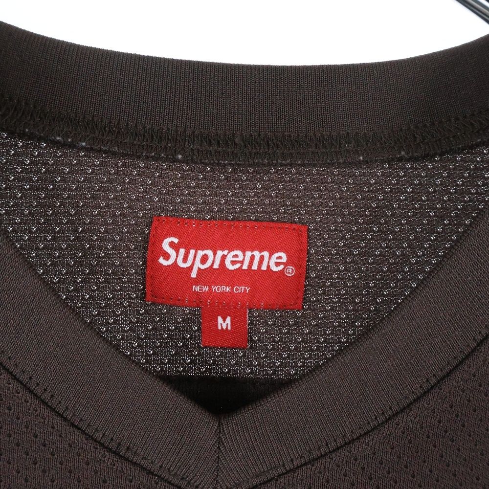 美品 Supreme メッシュTシャツ　フットボールジャージ　 クロコ型押　半袖 SUPREME (シュプリーム) 22SS Faux Croc Football Jersey フェイク
