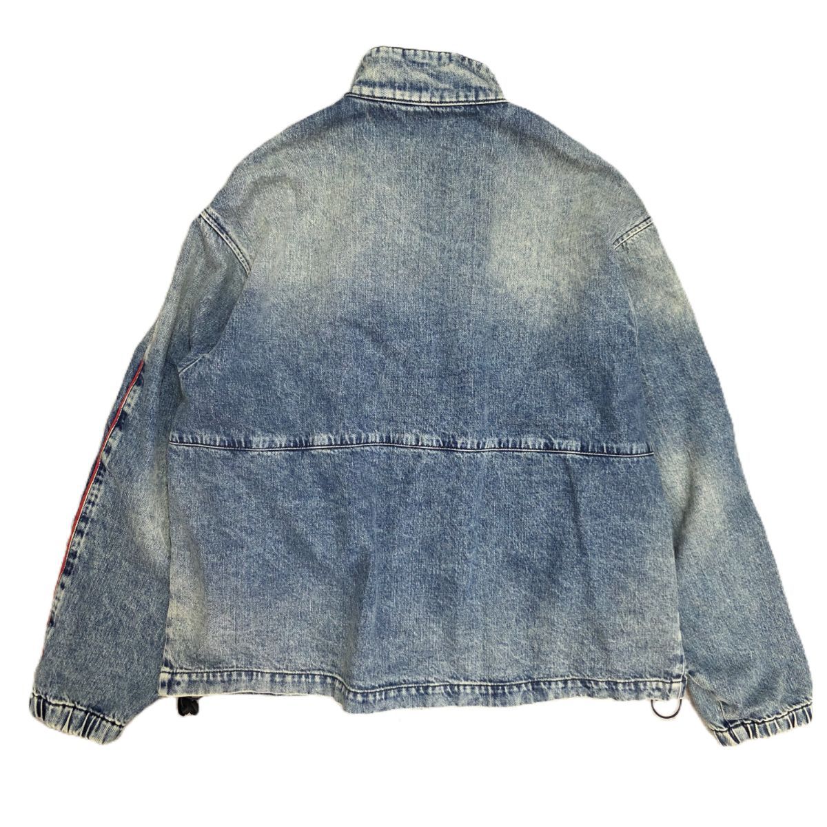 DIESEL ディーゼル ジップアップデニムジャケット D-KRAP-S2 ロゴ刺繍 