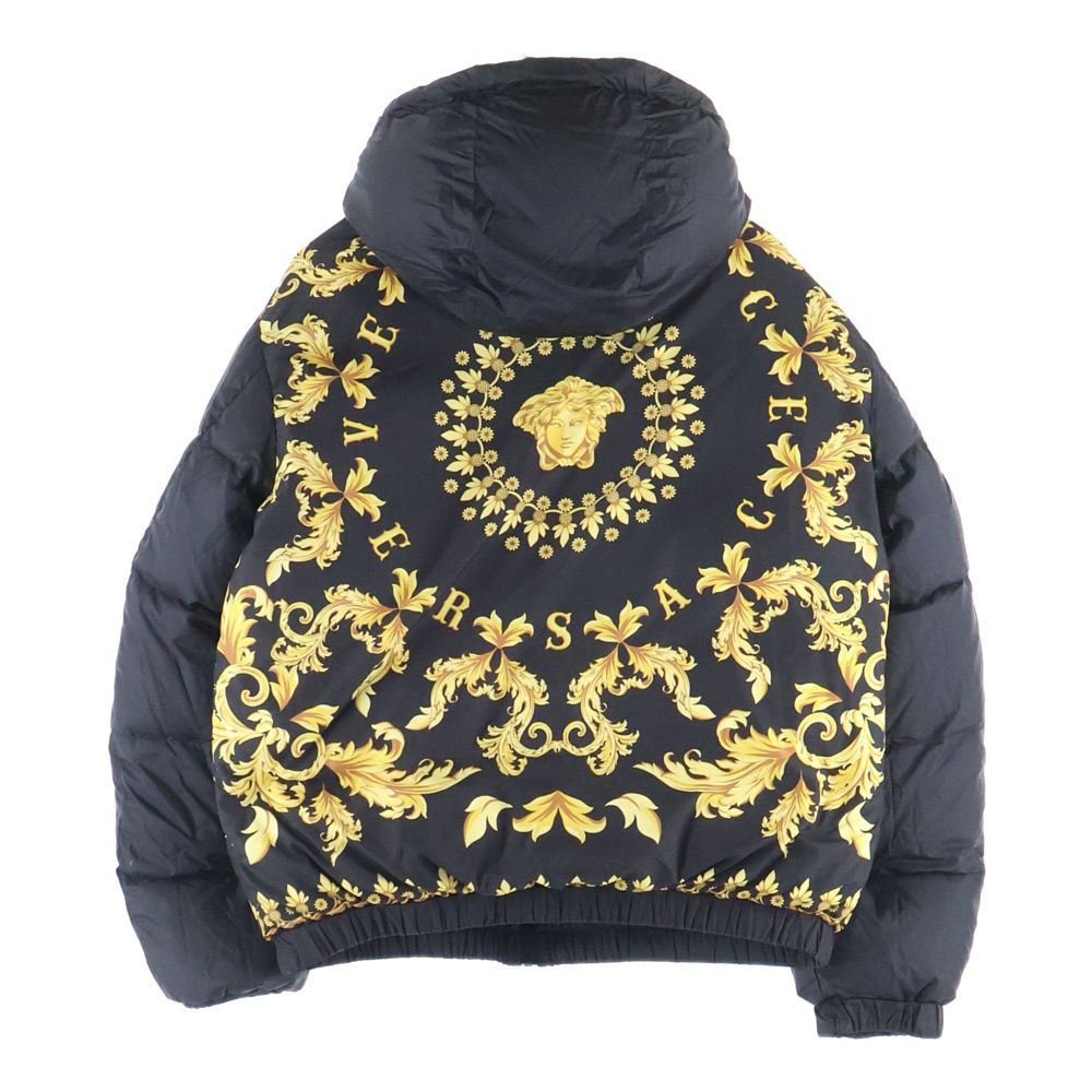 VERSACE ヴェルサーチ ジャンパー メデューサ　刺繍　金色　ビッグロゴ GIANNI VERSACE (ジャンニ ヴェルサーチ) リバーシブル メデューサ
