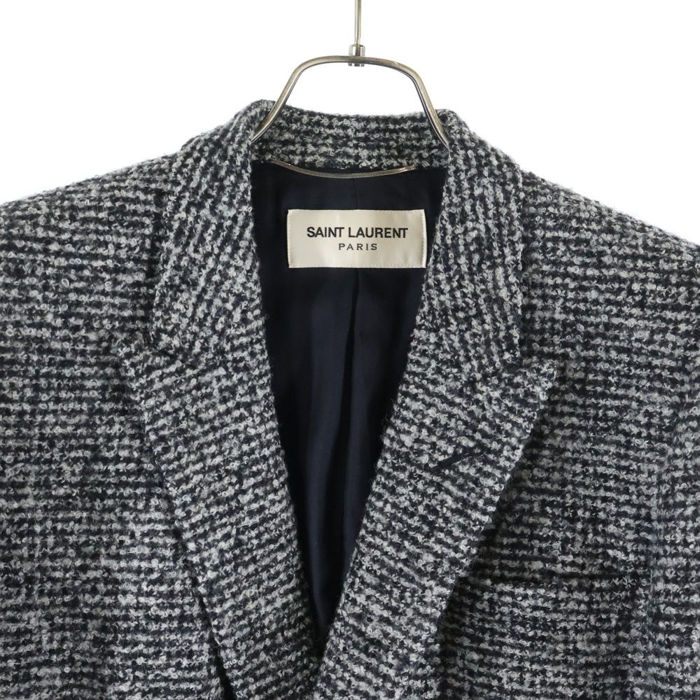 SAINT LAURENT PARIS エディ期 サンローランパリ コート 44 サンローランパリ エディ期15AWレザートレンチコート /44 - メルカリ