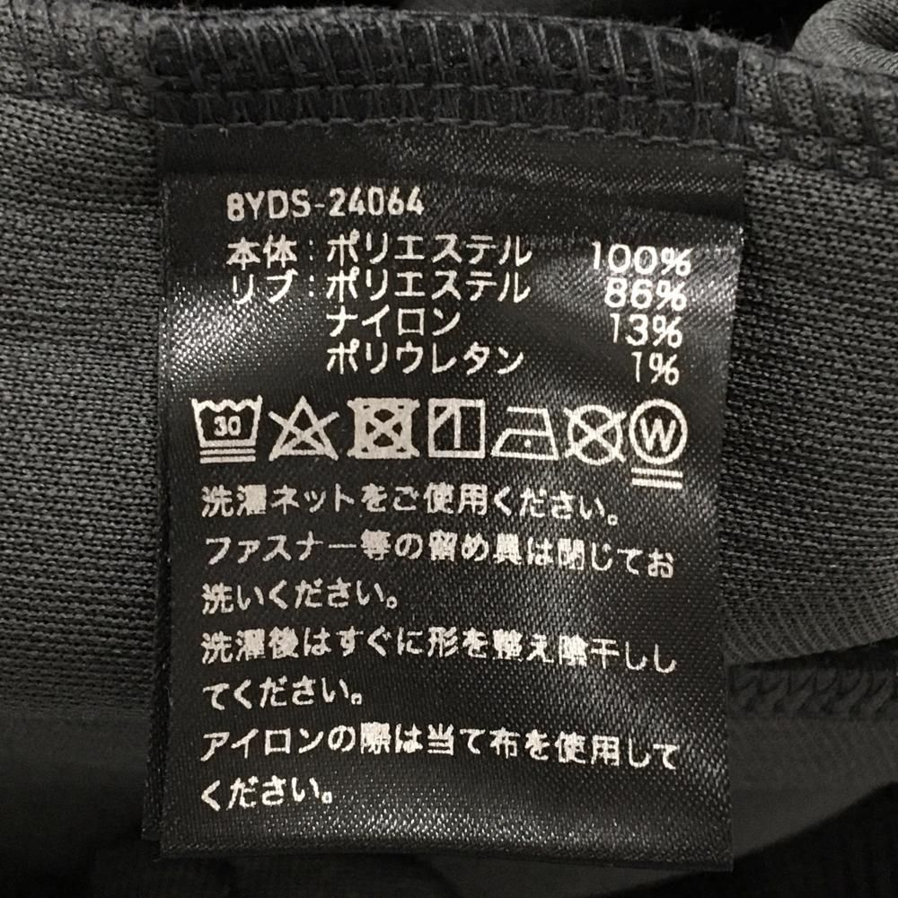 超美品】ハチヤーズ ジップパーカー ダークグレー 立体ロゴワッペン