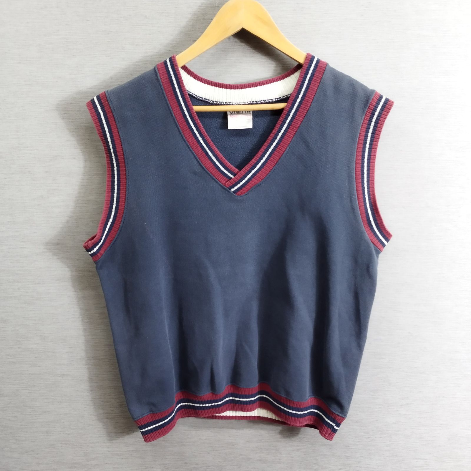 ONEITA POWER-SWEATS オ二ータ ベスト USA製 裏起毛 90s 古着 