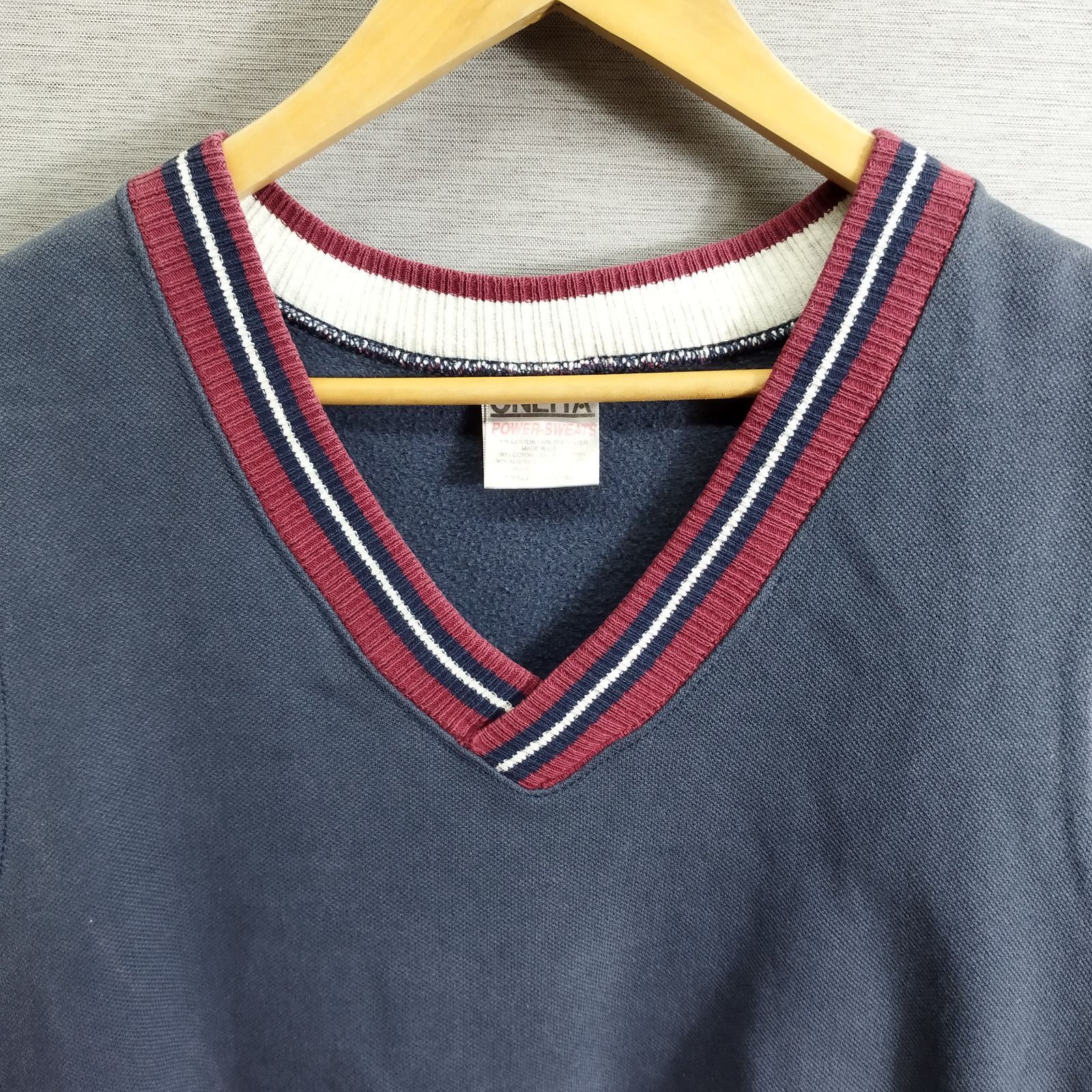 ONEITA POWER-SWEATS オ二ータ ベスト USA製 裏起毛 90s 古着 