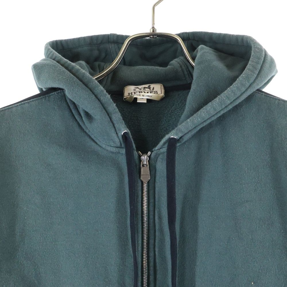HERMES (エルメス) コットン スウェット ジップアップ パーカー