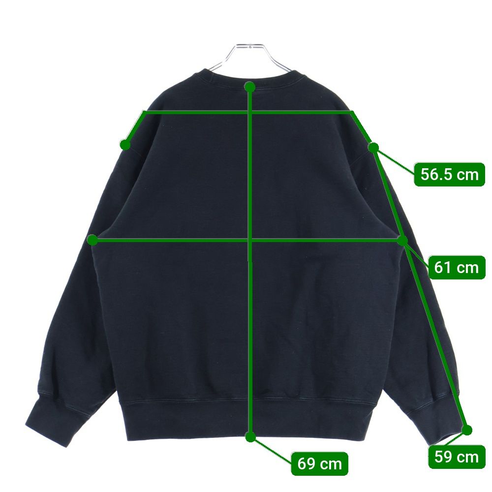 Supreme シュプリーム スウェット 20AW Futura Logo Crewneck ロゴ プリント スウェット ブラック系 S【中古】 SUPREME (シュプリーム) 20AW Futura Logo Crewneck フューチュラロゴ