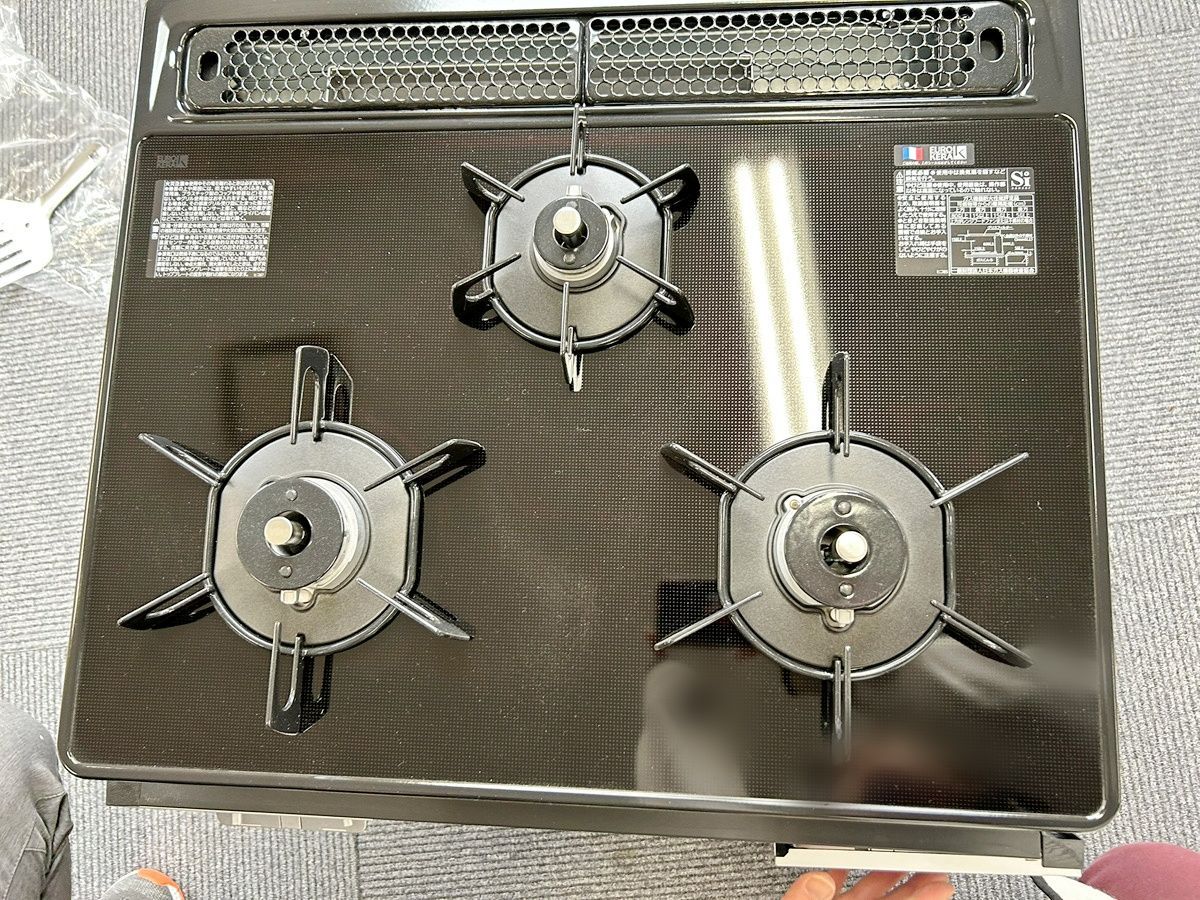 HARMAN ビルトインコンロ 都市ガス 3口 DW32Q6WT 【公式通販】