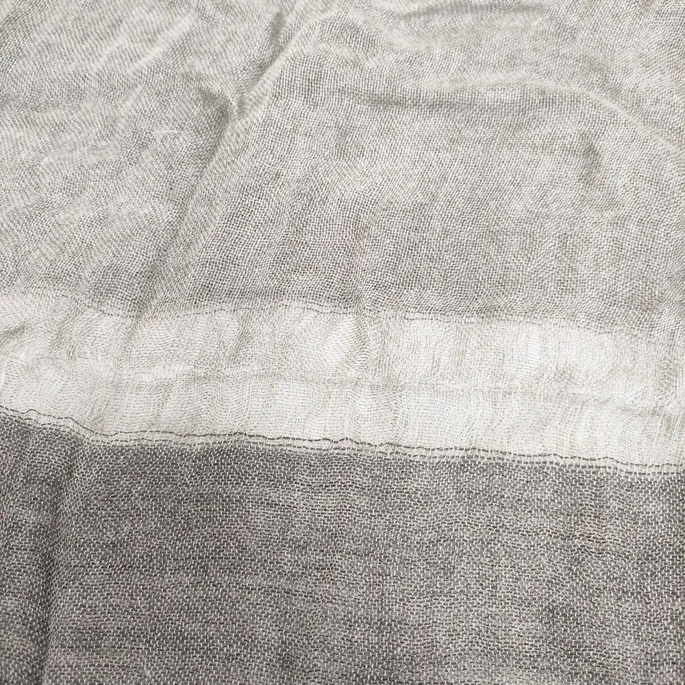 Faliero Sarti ウールシルク マフラー ストール エンジ レディース ファリエロサルティ【中古】5-1111T◎ Faliero Sarti モダールシルクウール マフラー ストール グレー