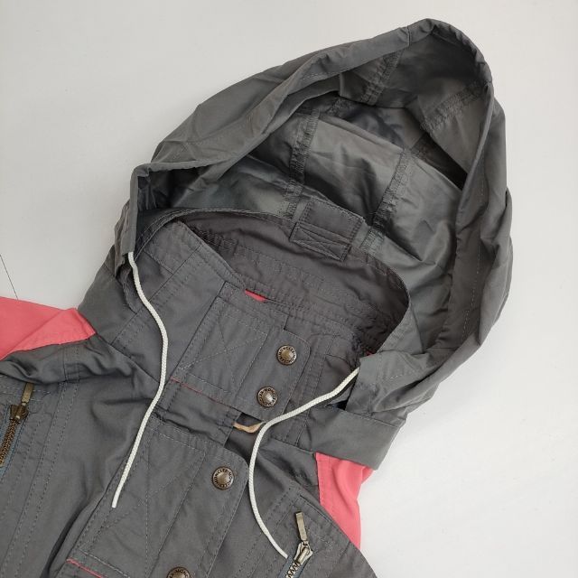 MONCLER アシックス時代 レトロ オーバーオール オールインワン ツナギ グレー レディース モンクレール【中古】5-1126T&infin;
