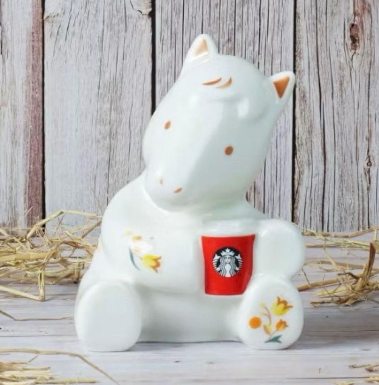 スターバックス 干支 貯金箱 置物 コインバンク うま - メルカリ