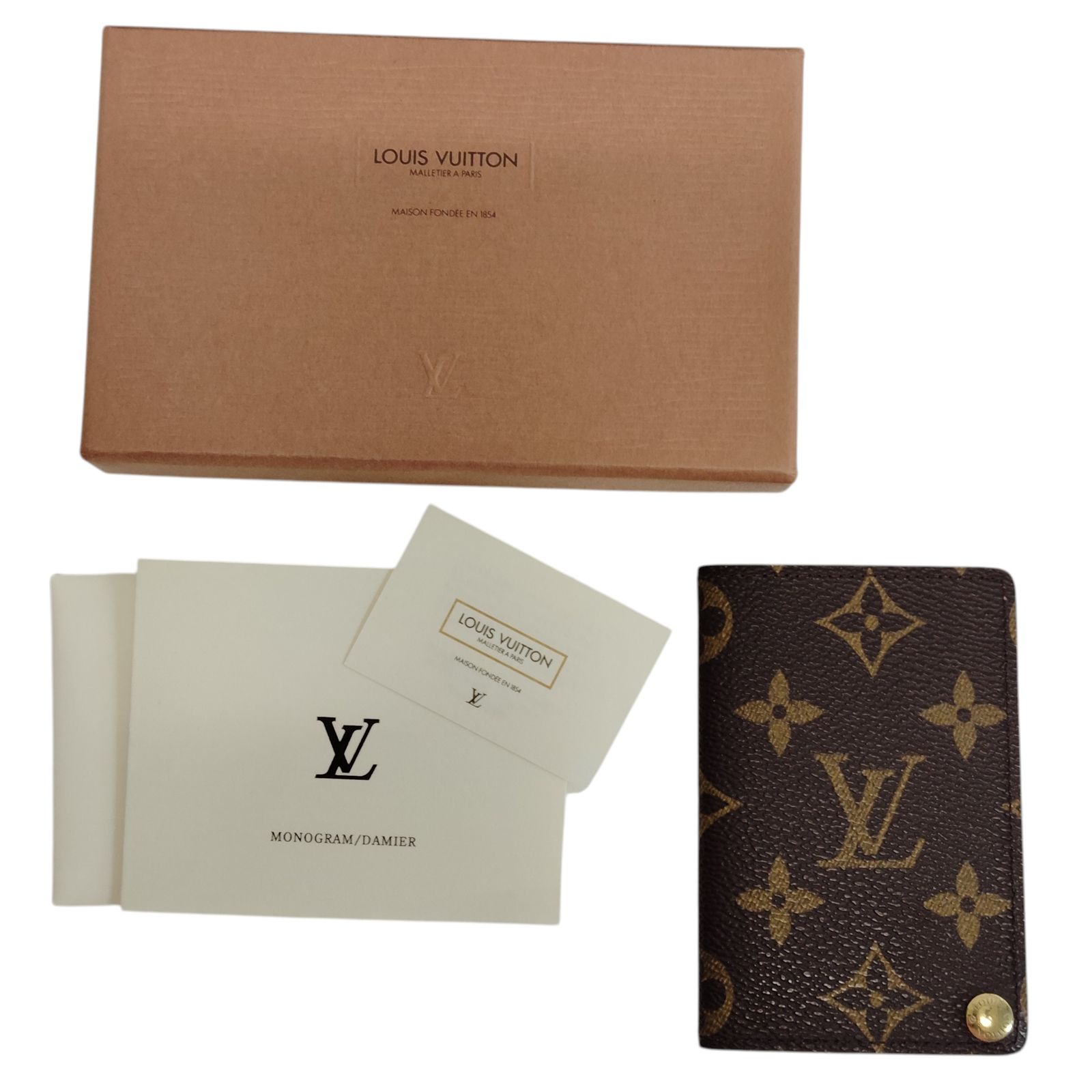 ルイヴィトン　ポルトカルトクレディ　中古品 LOUIS VUITTON ルイヴィトン モノグラム ポルトカルト クレディ