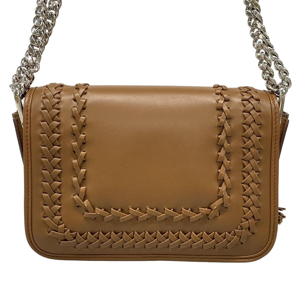 TOD'S(トッズ) ショルダーバッグ ダブルT ダークブラウン チェーン