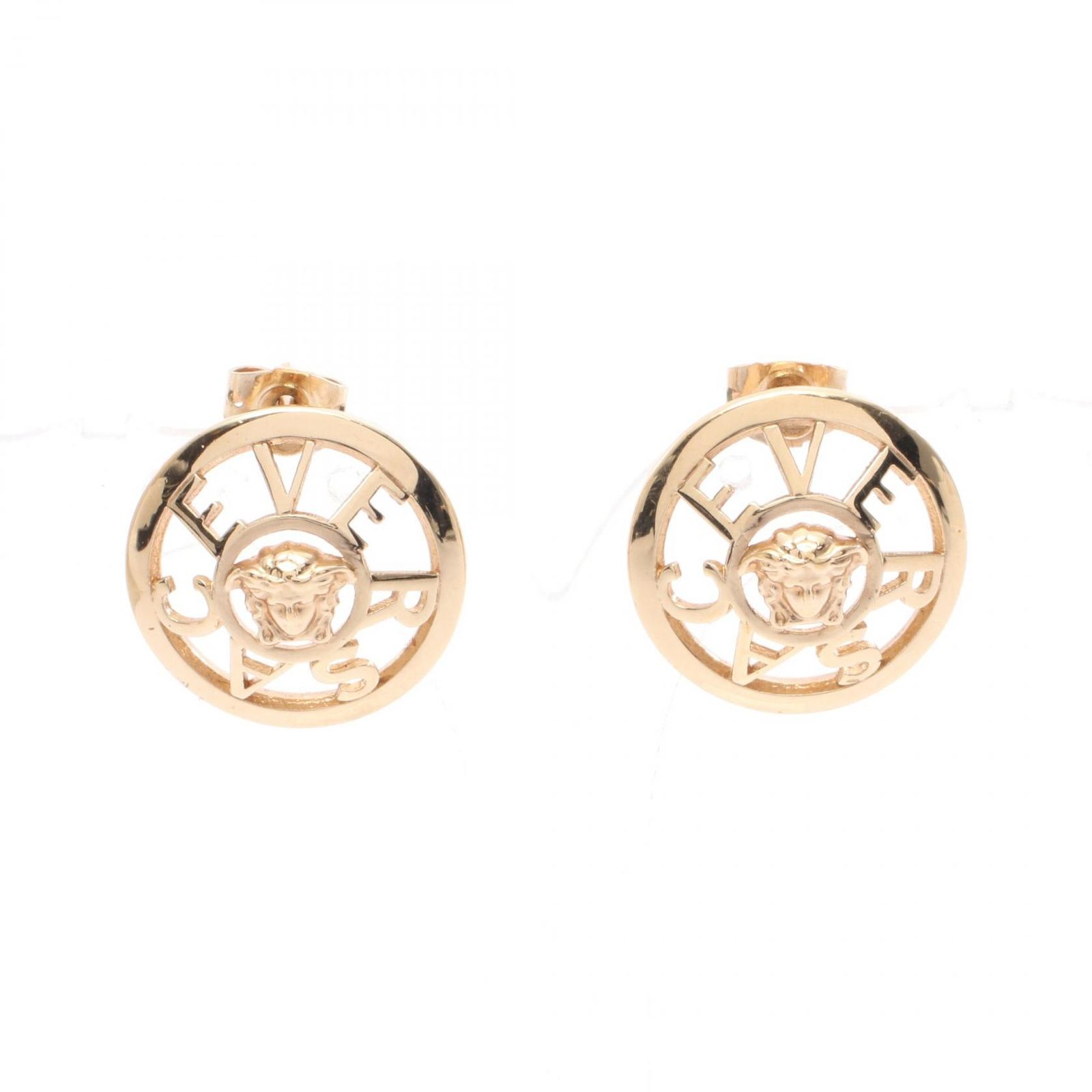 VERSACE ヴェルサーチ メデューサ ロゴ ピアス - メルカリ