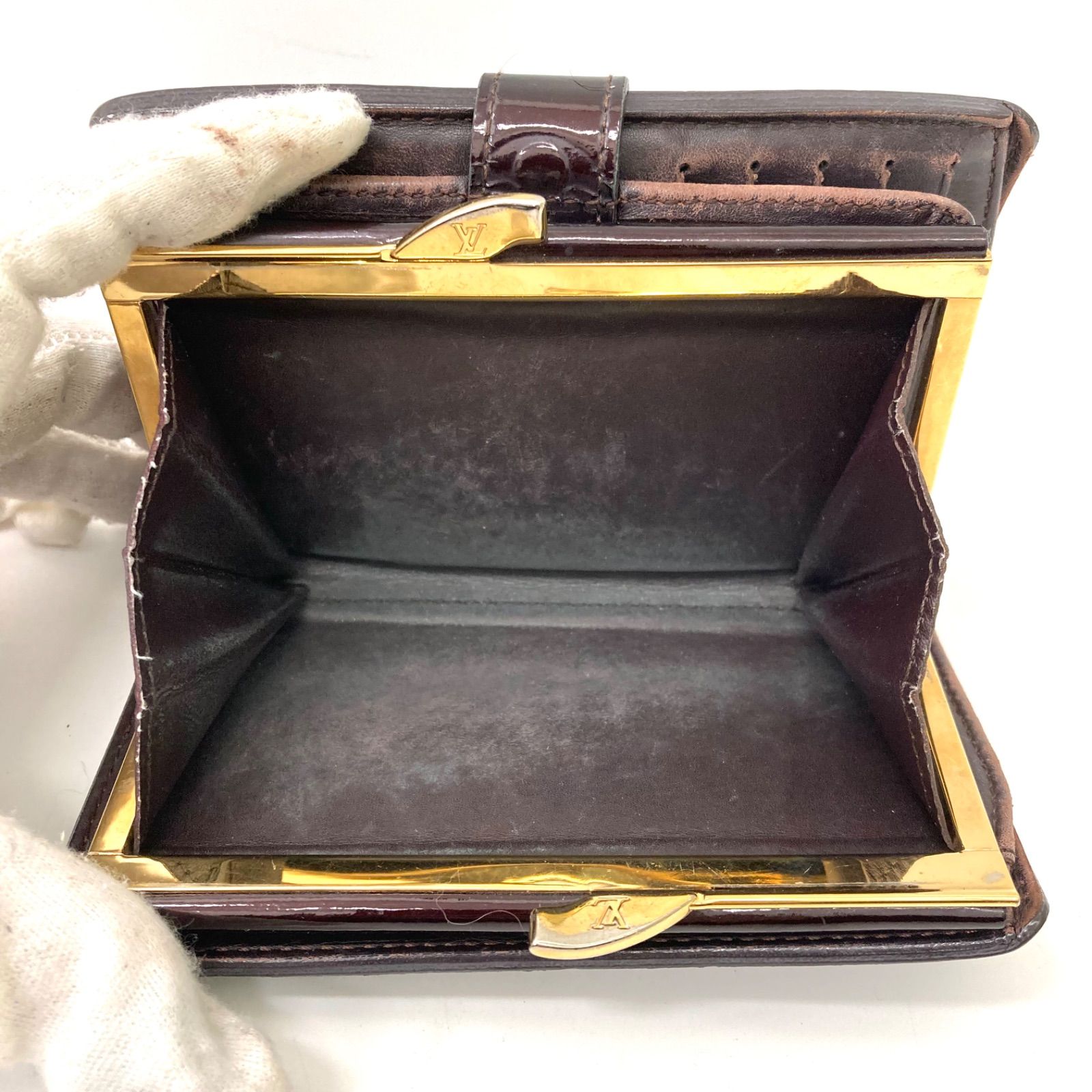 LOUIS VUITTON】ルイヴィトン ヴェルニ ヴィエノワ 二つ折り財布