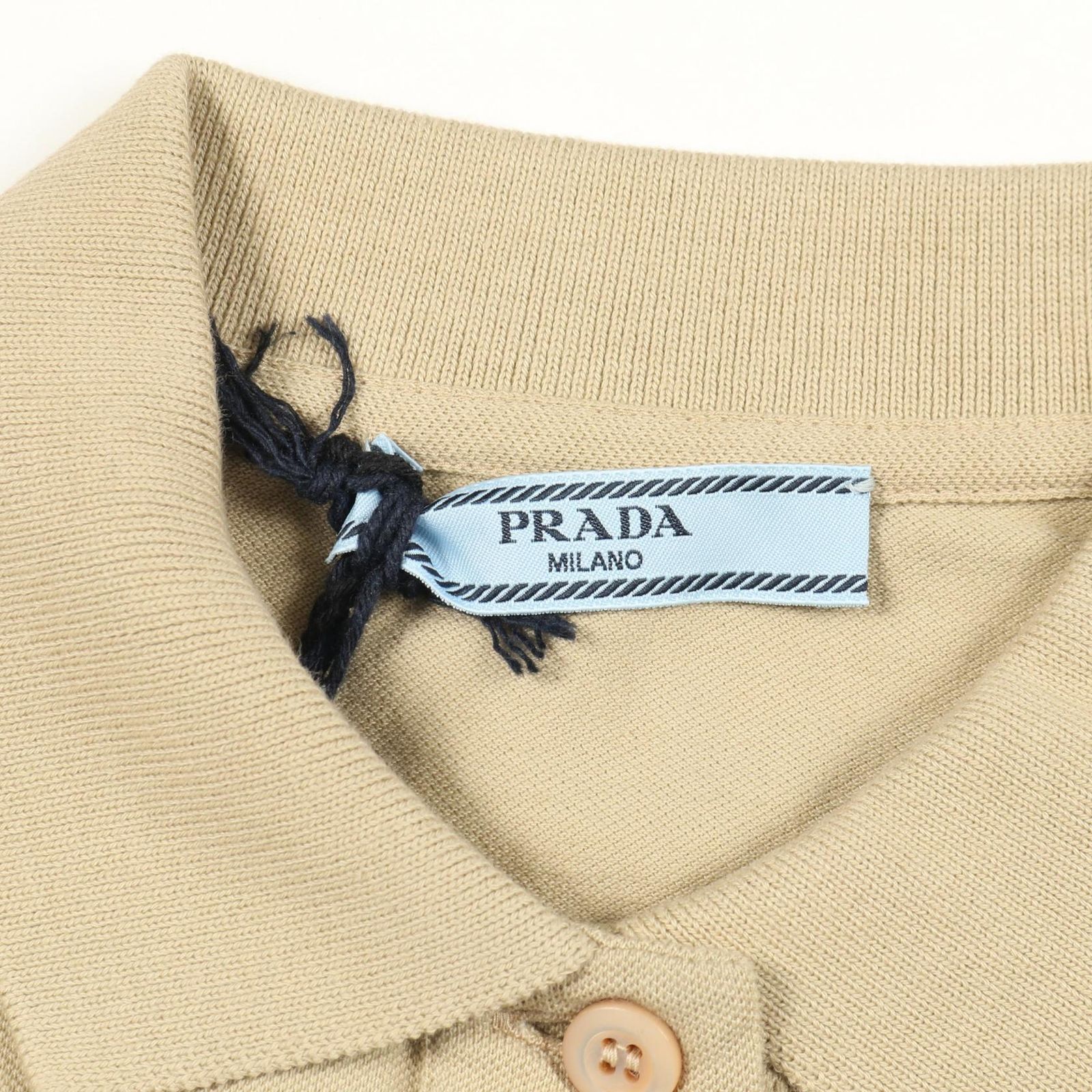 PRADA デザインニットポロシャツ Prada ポロ ニットトップス 通販