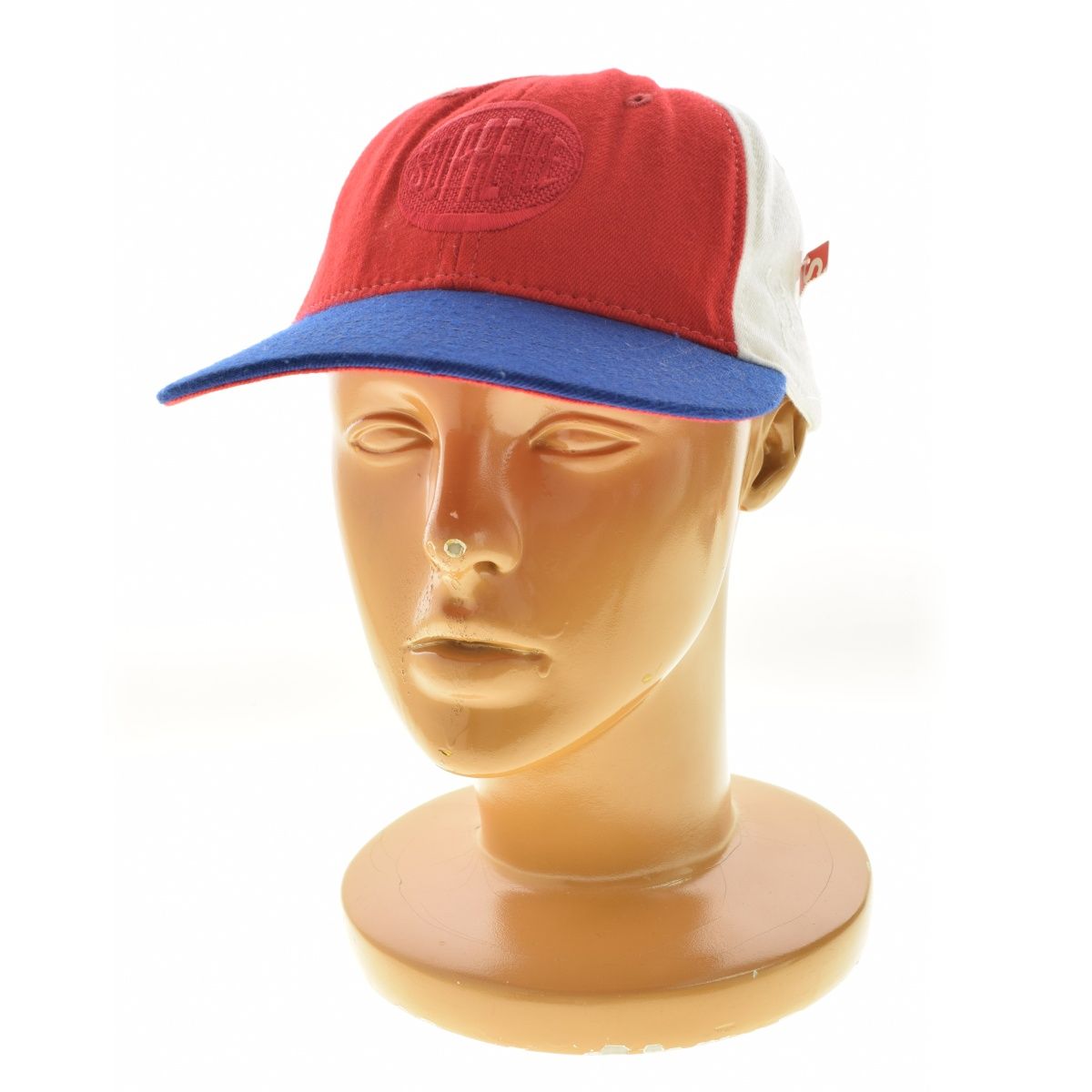 Supreme 90s 初期 トリコロール 6パネルキャップ SUPREME / シュプリーム 90s 初期 トリコロール 6パネル ベースボール