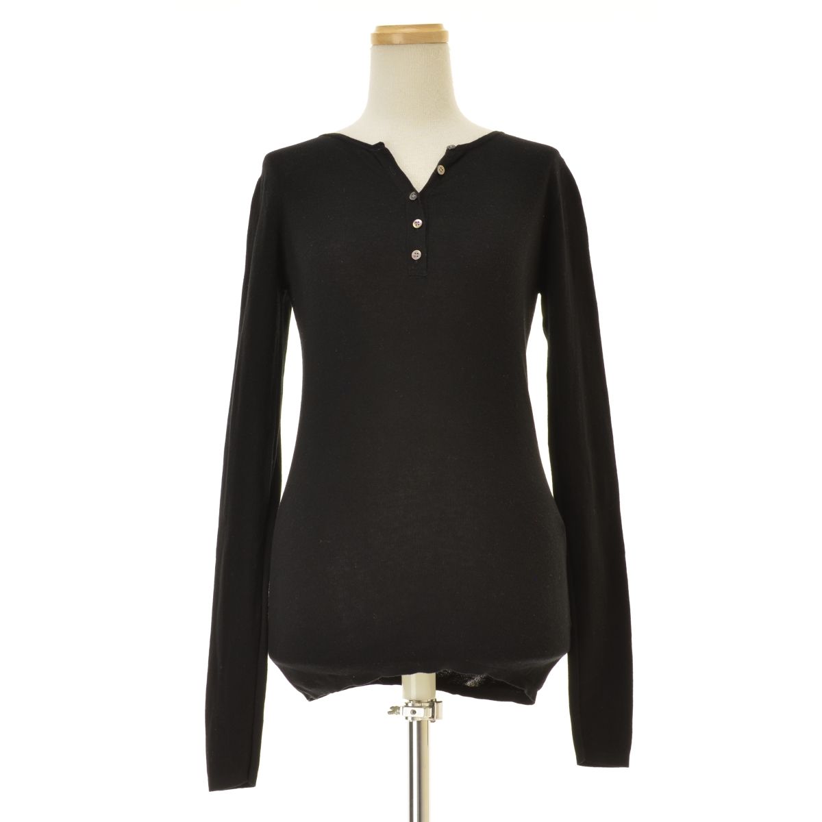 GOODGRIEF】L'Appartement取り扱い HENLEY RIB KNIT TOP ヘンリー
