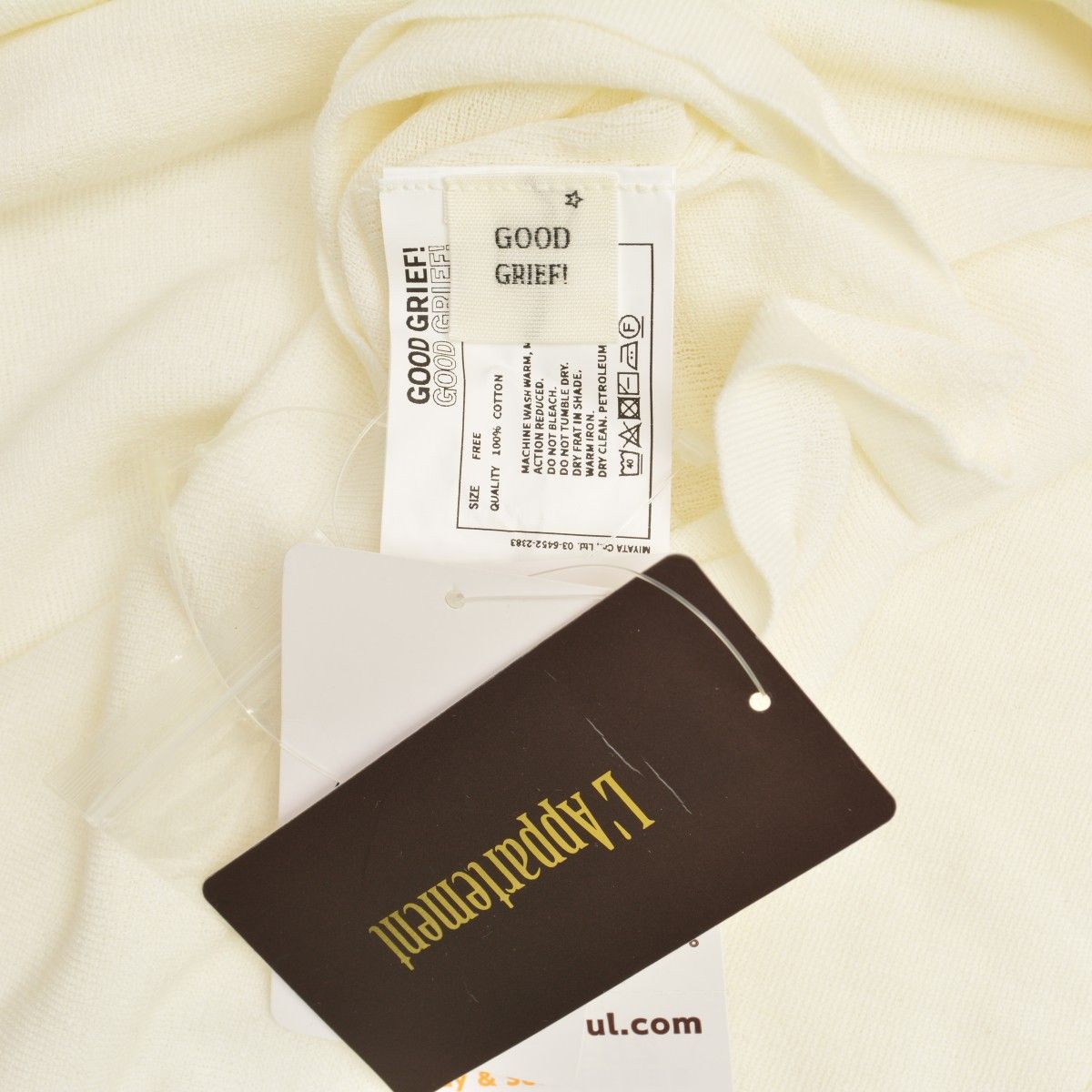 GOODGRIEF】24SS 24080560210110 L 