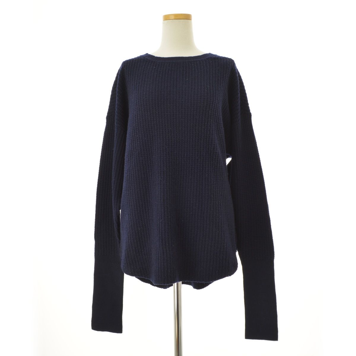 【L'APPARTEMENT】THERMAL KNIT カシミヤ混 サーマル長袖ニットセーター L'APPARTEMENT】THERMAL KNIT カシミヤ混 サーマル長袖ニットセーター