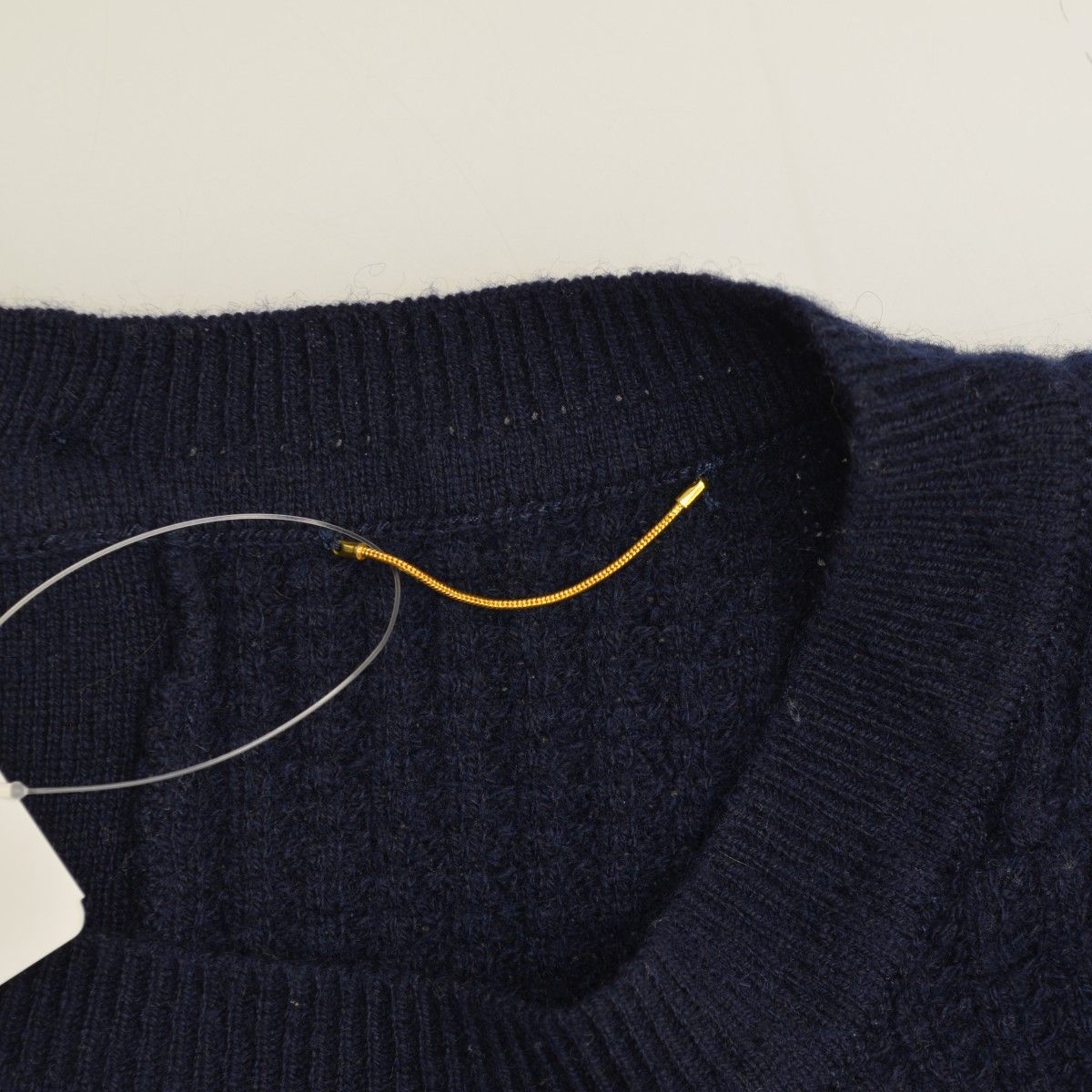 【L'APPARTEMENT】THERMAL KNIT カシミヤ混 サーマル長袖ニットセーター L'APPARTEMENT】THERMAL KNIT カシミヤ混 サーマル長袖ニットセーター