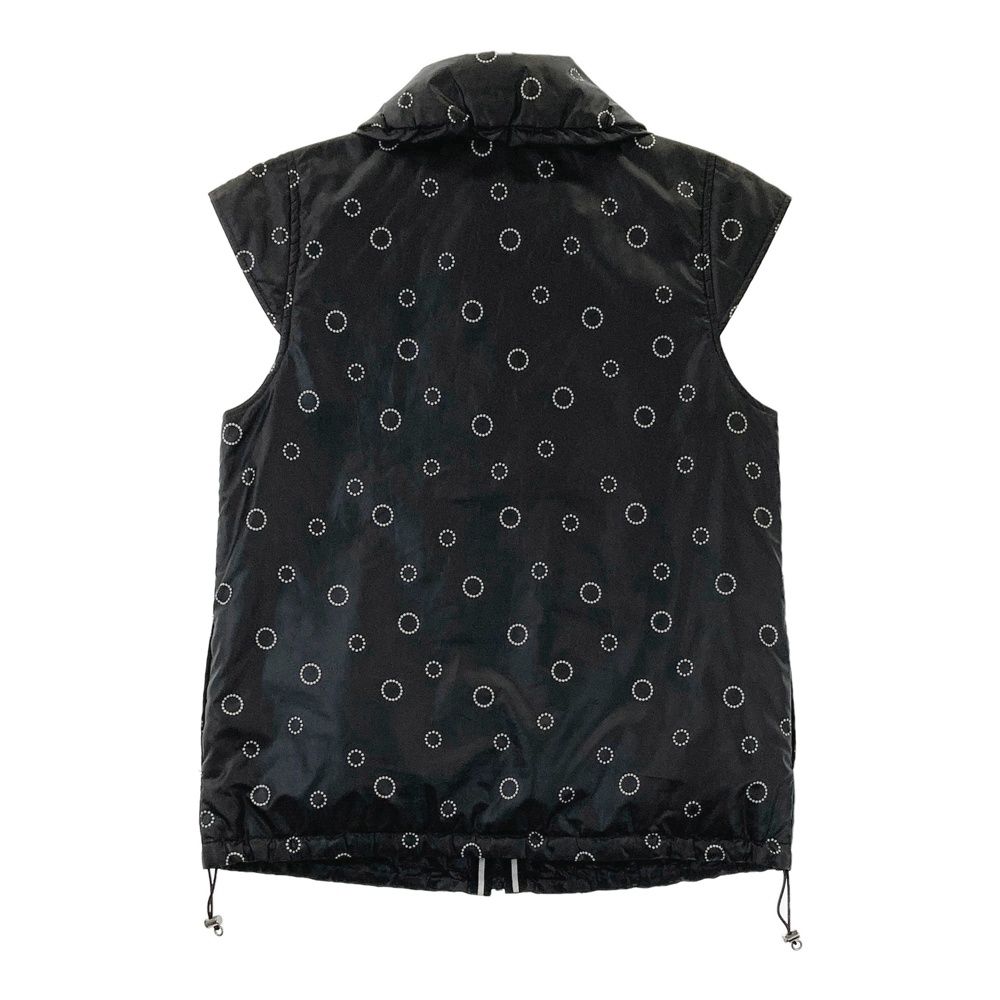 ランバンスポーツ ベスト レディース 38 リバーシブル サイズ：38 LANVIN SPORT ランバン スポール 中綿 ジップベスト 総柄