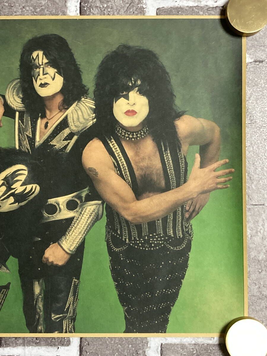 クラフト紙製 ポスター KISS:キッス （ジーン・シモンズ） 42㎝×30