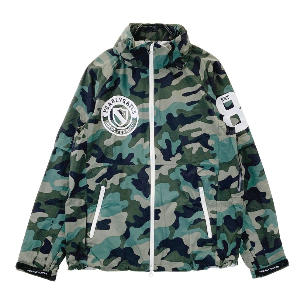 サイズ：5 PEARLY GATES パーリーゲイツ レインジャケット カモフラ