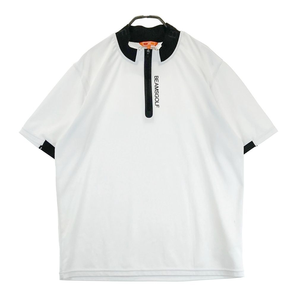 サイズ：L BEAMS GOLF ビームスゴルフ 2024年モデル ハーフジップ 半袖