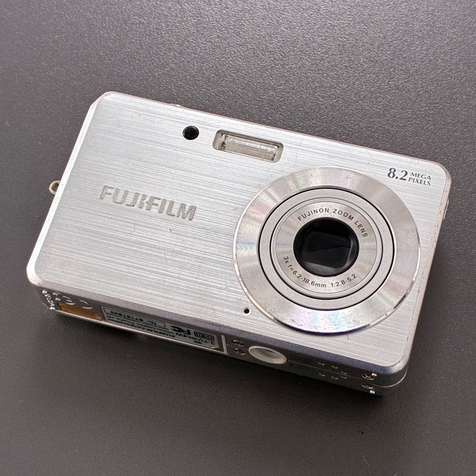 ジャンク】FUJIFILM FinePix J10 デジタルカメラ シルバー コンデジ